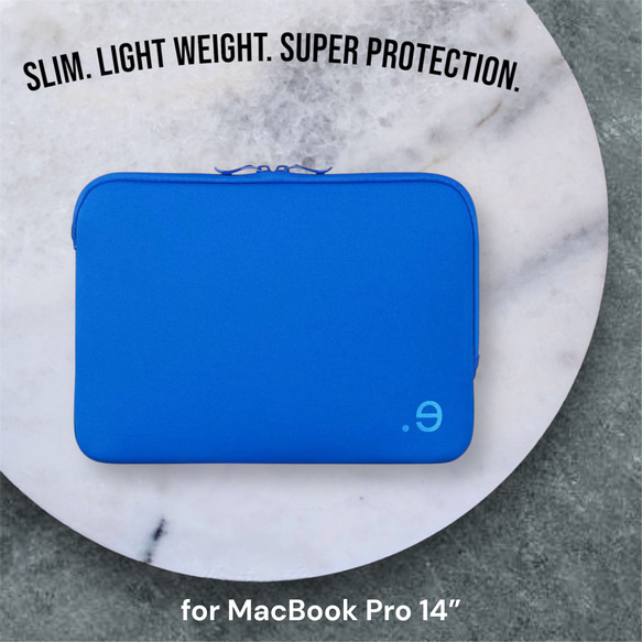 MacBook Pro 14インチ用の衝撃吸収素材で薄型軽量のスリーブケース