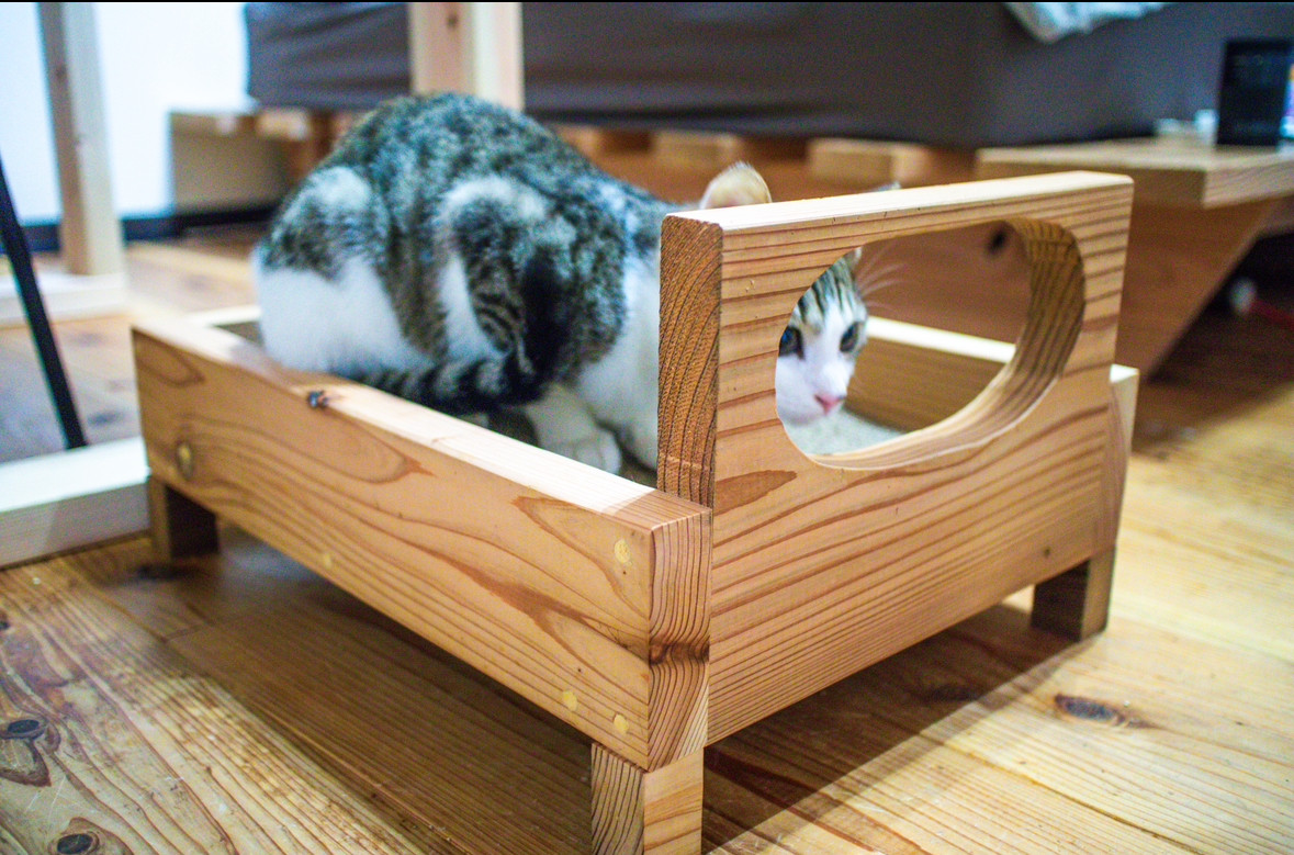 猫用爪研ぎベッド