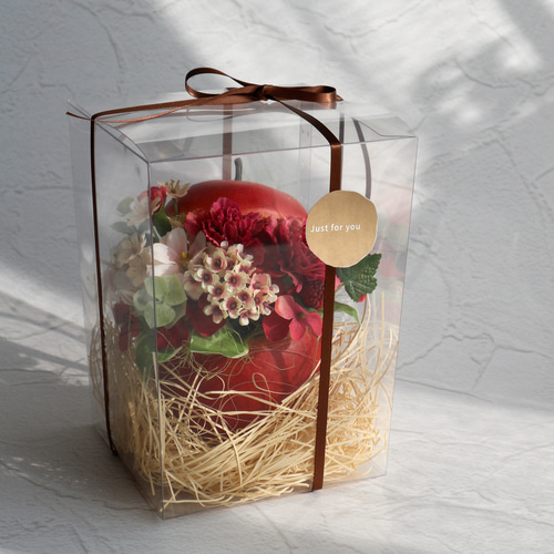 実物大 青りんごのアレンジメント アートフラワー Bleu du ciel