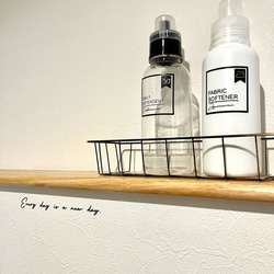 メッセージシリーズ＊Everyday is a new day. ウォールステッカー 名言 転写シール おしゃれ カフェ 6枚目の画像