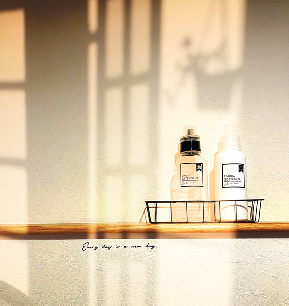 メッセージシリーズ＊Everyday is a new day. ウォールステッカー 名言 転写シール おしゃれ カフェ 5枚目の画像