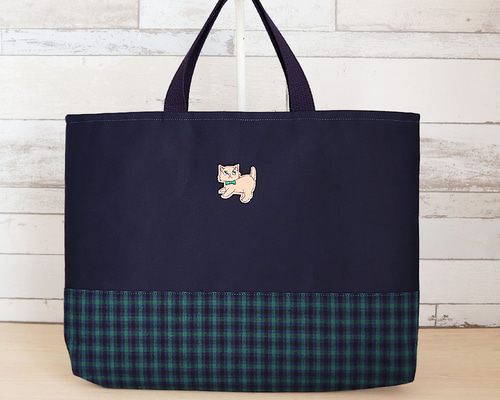 ひっちゃん 入園入学4点  ファミリア風 チェック ハンドメイド 78d03d5f64efa79d9082a105afe590
