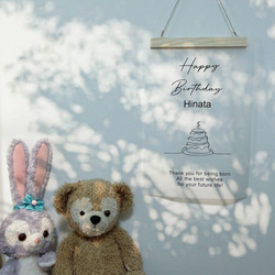 お誕生日ウォールステッカー＊バースデーシール ウォールステッカー お祝い 誕生日会 インテリアシール デコレーション 1枚目の画像