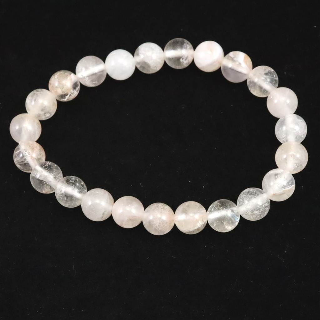 H&E社 ピンクファイア アゼツライト 8mmブレスレット  16.5g #45833