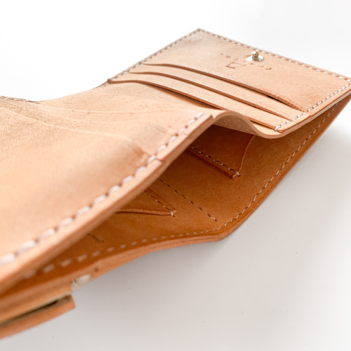 天溝がま口の二つ折り財布 【がま口ウォレット】chroi's wallet