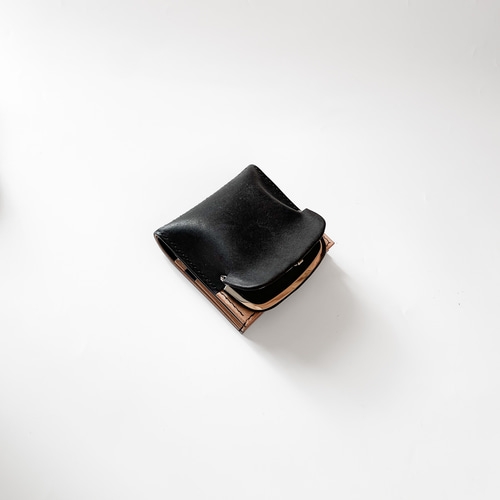 天溝がま口の二つ折り財布 【がま口ウォレット】 chroi's wallet 二