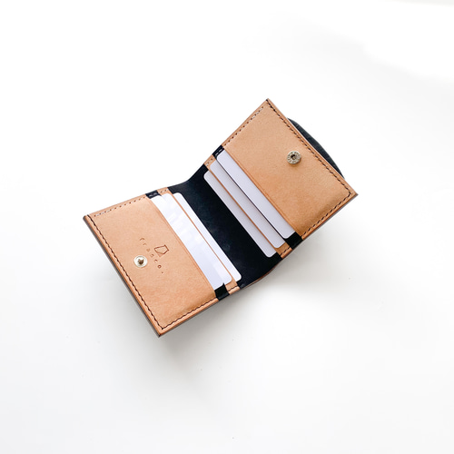 天溝がま口の二つ折り財布 【がま口ウォレット】 chroi's wallet 二