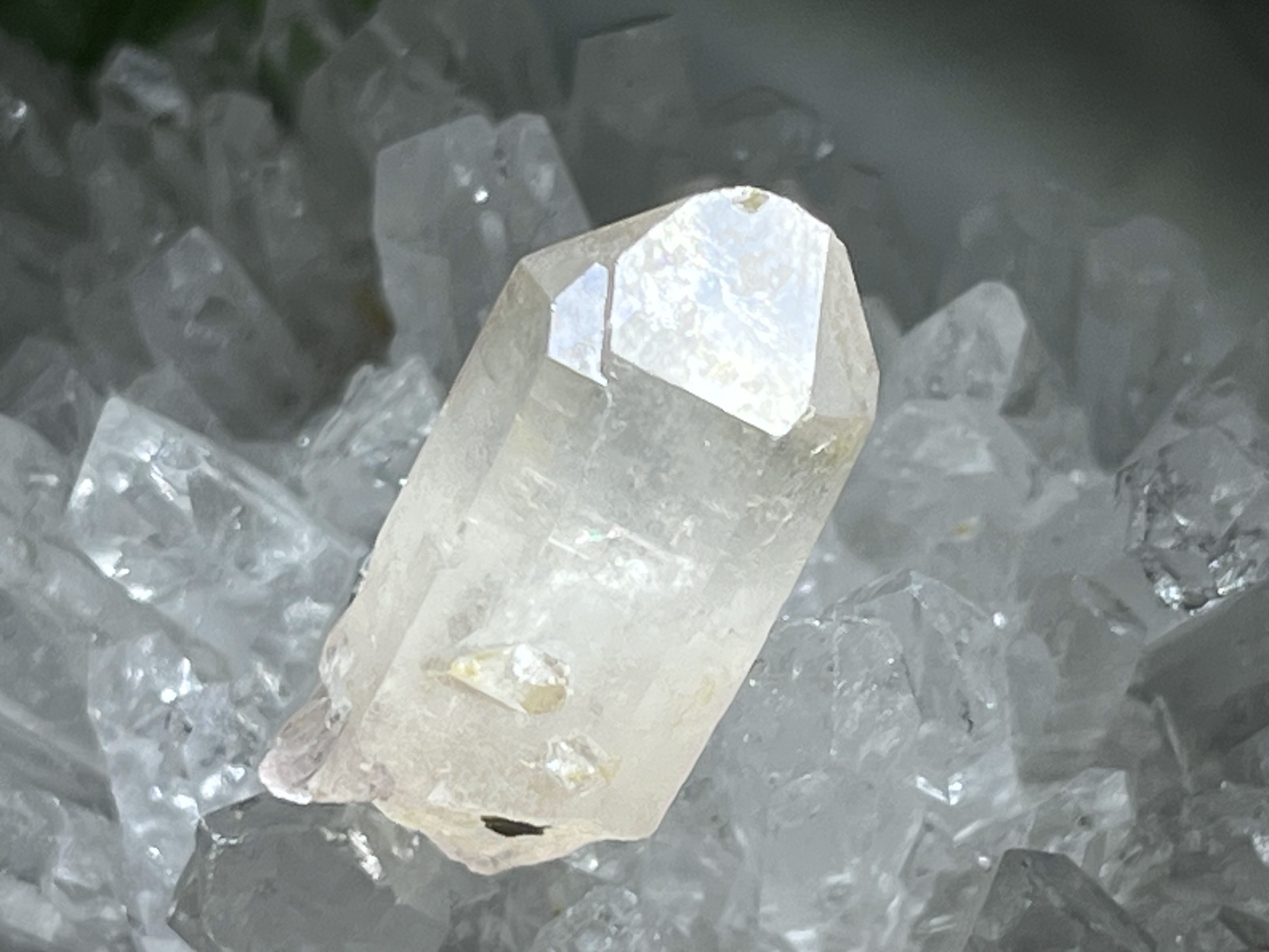 レコードキーパー　レムリアンシードクリスタル　ピンク　原石　水晶