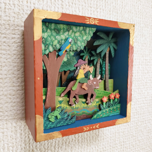 油絵 絵画 おとぎ国ボックス 油絵 おとぎの国 絵画 HR 通販 12096064｜Creema(クリーマ)