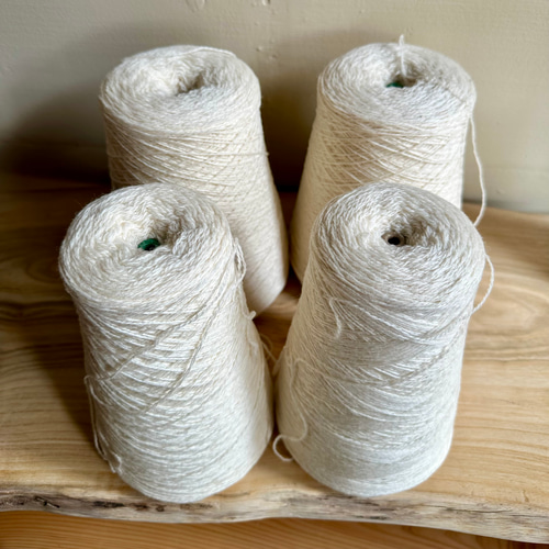 工場残糸】 まとめて国産紡毛糸セット 全部で約3.2kg 毛糸 mondofil