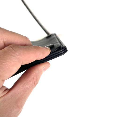 トラッカーウォレット ダールブラック金具 UKホースフロントレザー