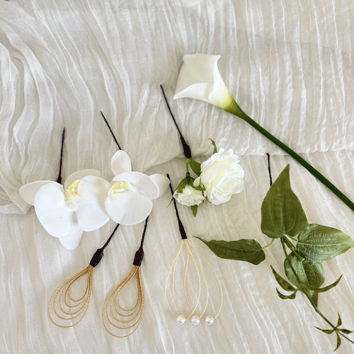 ヘッドパーツ／ヘッドドレス／結婚式／ウェディング／アーティ