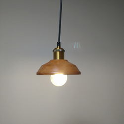 木製ランプシェード サイズ 直径約21.5センチ 高さ3センチ 金口は