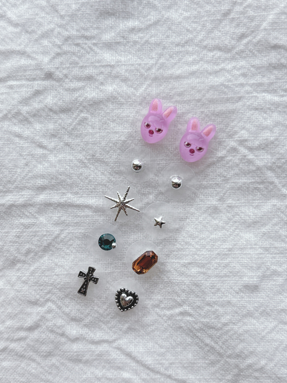 耳つぼジュエリー 10粒 スキズー 推し活 推しカラー ソンムル 耳