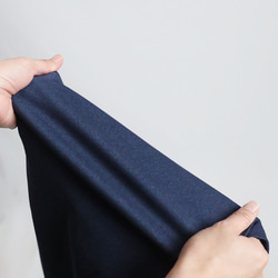 ＊ラスト１ 　最終ＳＡＬＥ斜横ぐーんと伸びる伸縮ストレッチ生地　気楽に羽織れるジャケット　羽織り　ネイビーデニム R12 13枚目の画像