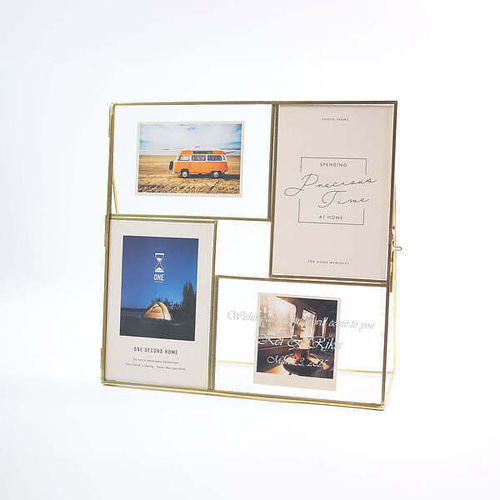 名入れ】メッセージが入った特別なフォトフレームを、楽しくコラージュ