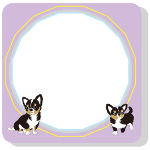 チワワ ワンちゃん 犬 メッセージカード 20枚入り【国内送料無料  