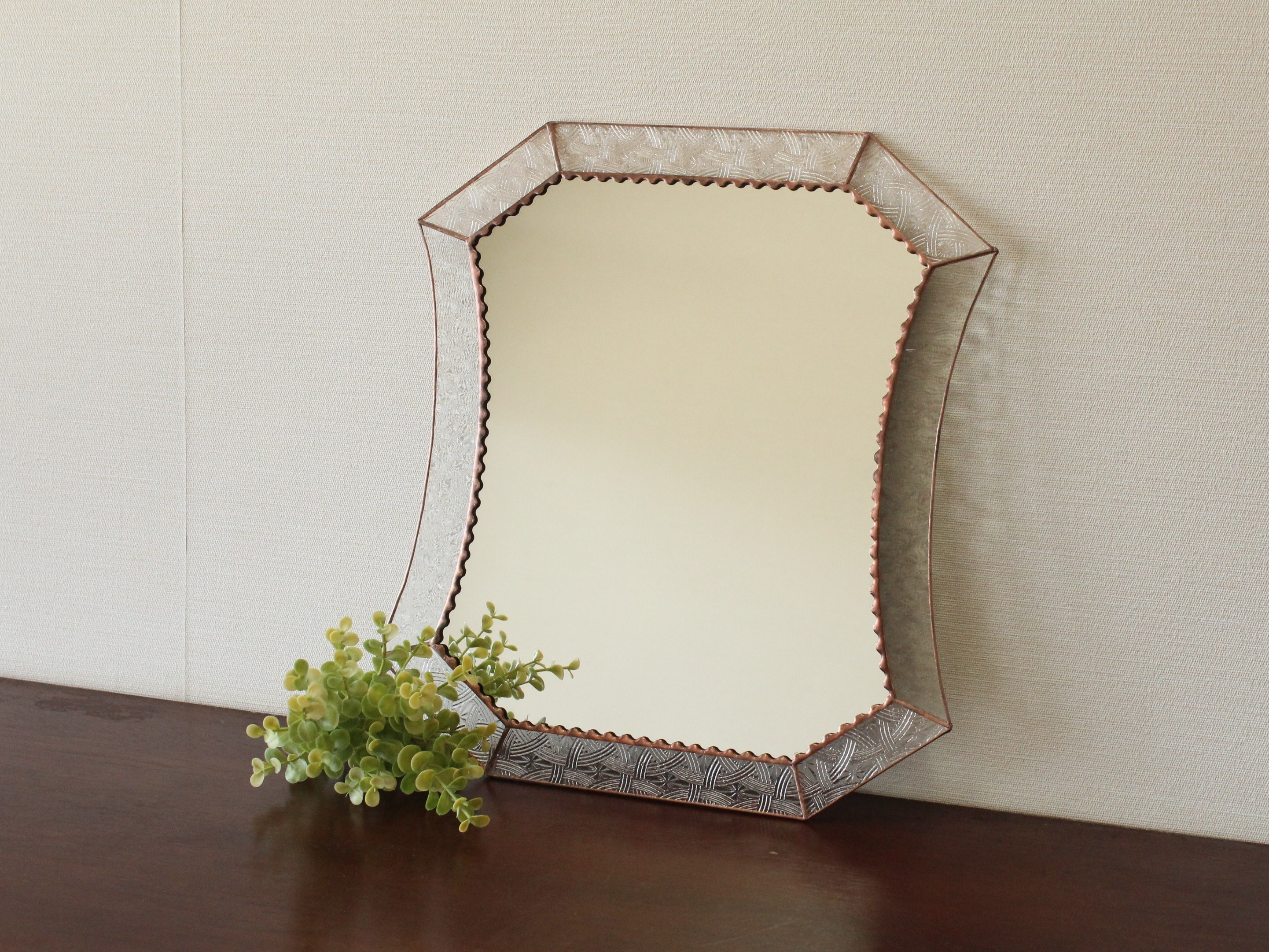 ケルティックガラスのミラー（L）