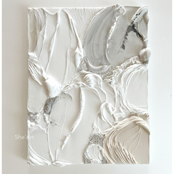 原画LL・modern・ライトグレージュ/モダンアート・テクスチャー