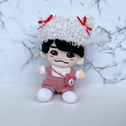 ちびぬい服 服上下とネコの帽子とかばん4点set ぬいぐるみ tkc shop