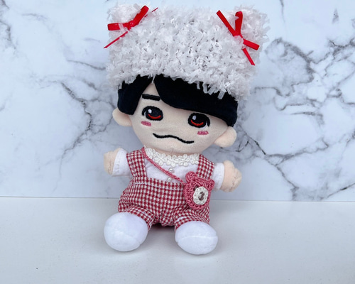 ちびぬい服 服上下とネコの帽子とかばん4点set ぬいぐるみ tkc shop