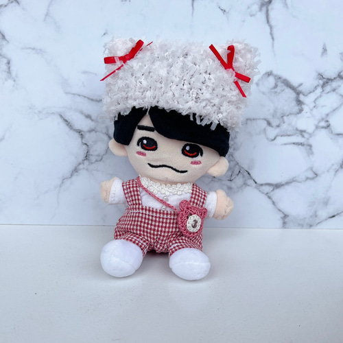 ちびぬい服 服上下とネコの帽子とかばん4点set ぬいぐるみ tkc shop