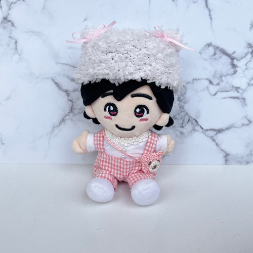 ちびぬい服 服上下とネコの帽子とかばん4点set ぬいぐるみ tkc shop