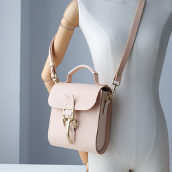 [Tangential Line] 真皮手工製作 Shoulder Pochette 兩用單肩包♪ 第3張的照片