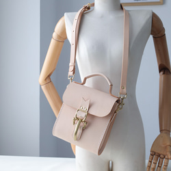 [Tangential Line] 真皮手工製作 Shoulder Pochette 兩用單肩包♪ 第14張的照片