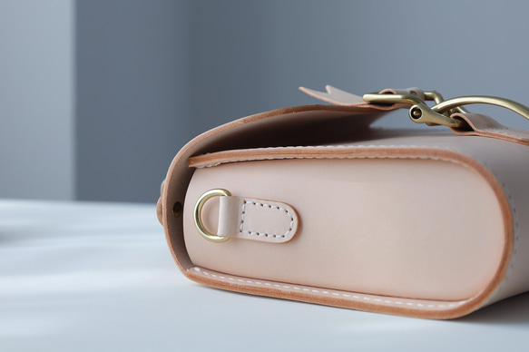 [Tangential Line] 真皮手工製作 Shoulder Pochette 兩用單肩包♪ 第7張的照片