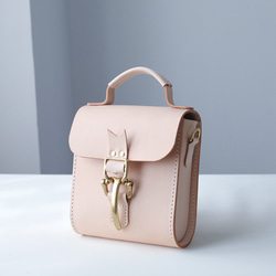 [Tangential Line] 真皮手工製作 Shoulder Pochette 兩用單肩包♪ 第2張的照片