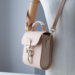 [Tangential Line] 真皮手工製作 Shoulder Pochette 兩用單肩包♪ 第13張的照片