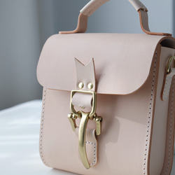 [Tangential Line] 真皮手工製作 Shoulder Pochette 兩用單肩包♪ 第5張的照片