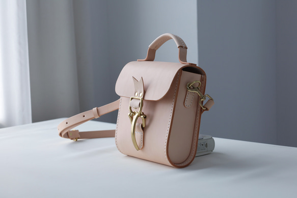 [Tangential Line] 真皮手工製作 Shoulder Pochette 兩用單肩包♪ 第10張的照片