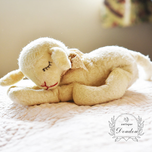 ヴィンテージ シュタイフ 「Floppy Lamby」【sa477】 ぬいぐるみ