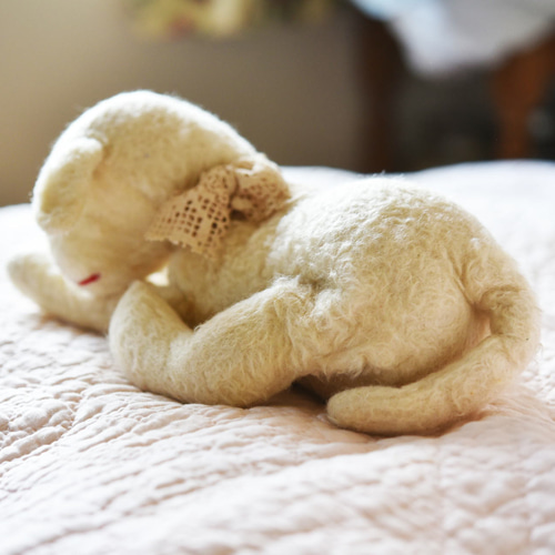 ヴィンテージ　シュタイフ　「Floppy Lamby」【sa477】 ヴィンテージ シュタイフ 「Floppy Lamby」【sa477】 ぬいぐるみ