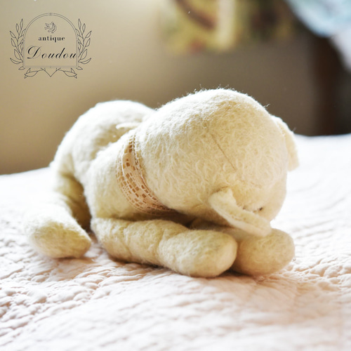 ヴィンテージ　シュタイフ　「Floppy Lamby」【sa477】 ヴィンテージ シュタイフ 「Floppy Lamby」【sa477】 ぬいぐるみ
