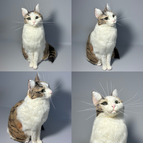 うちの子オーダー リアル猫 羊毛フェルト ねこ ペットロス 猫 うちの子