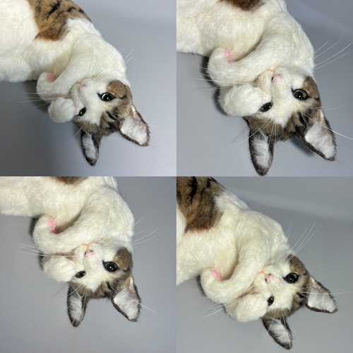 うちの子オーダー リアル猫 羊毛フェルト ねこ ペットロス 猫 うちの子
