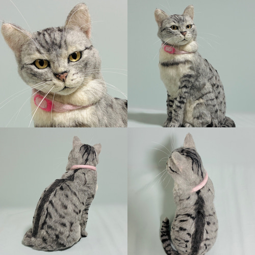 うちの子オーダー リアル猫 羊毛フェルト ねこ ペットロス 猫 うちの子