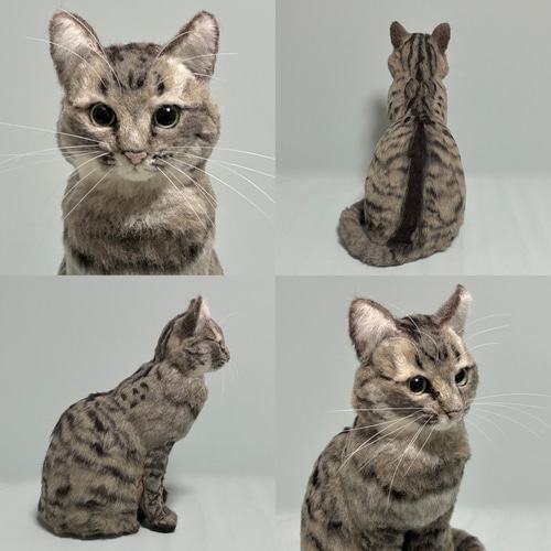 うちの子オーダー リアル猫 羊毛フェルト ねこ ペットロス 猫 うちの子