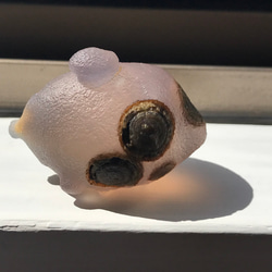 ゴビ石−1332 ゴビ瑪瑙彫刻『和菓子』