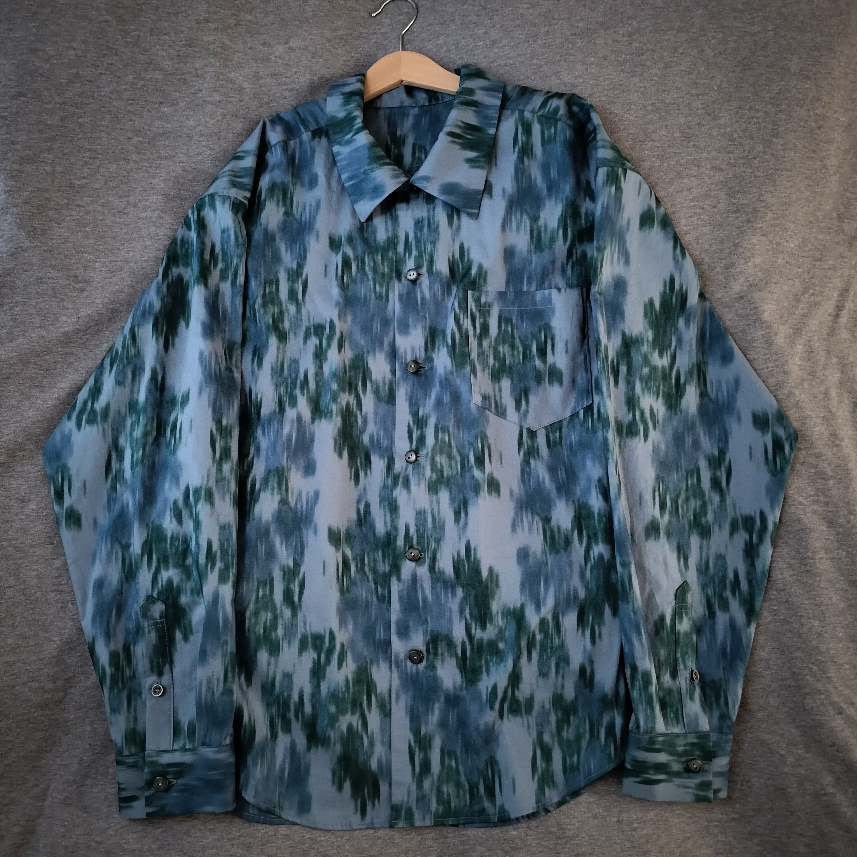 柄シャツ【時雨】男女兼用　春服