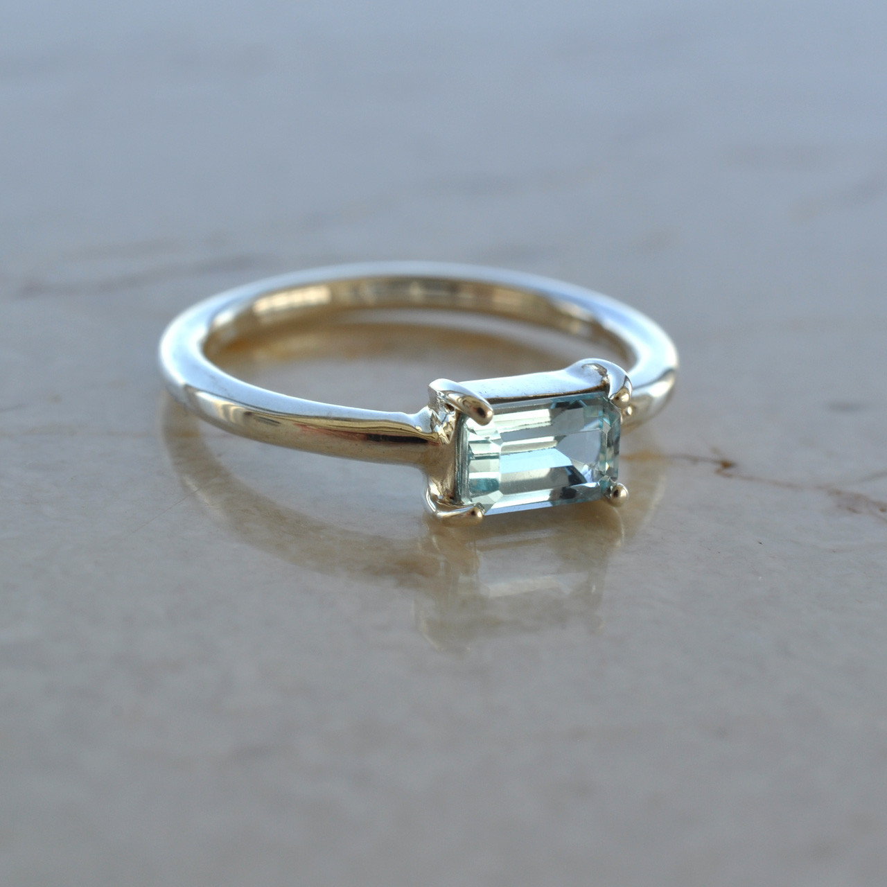 Aquamarine Ring アクアマリン シルバーリング