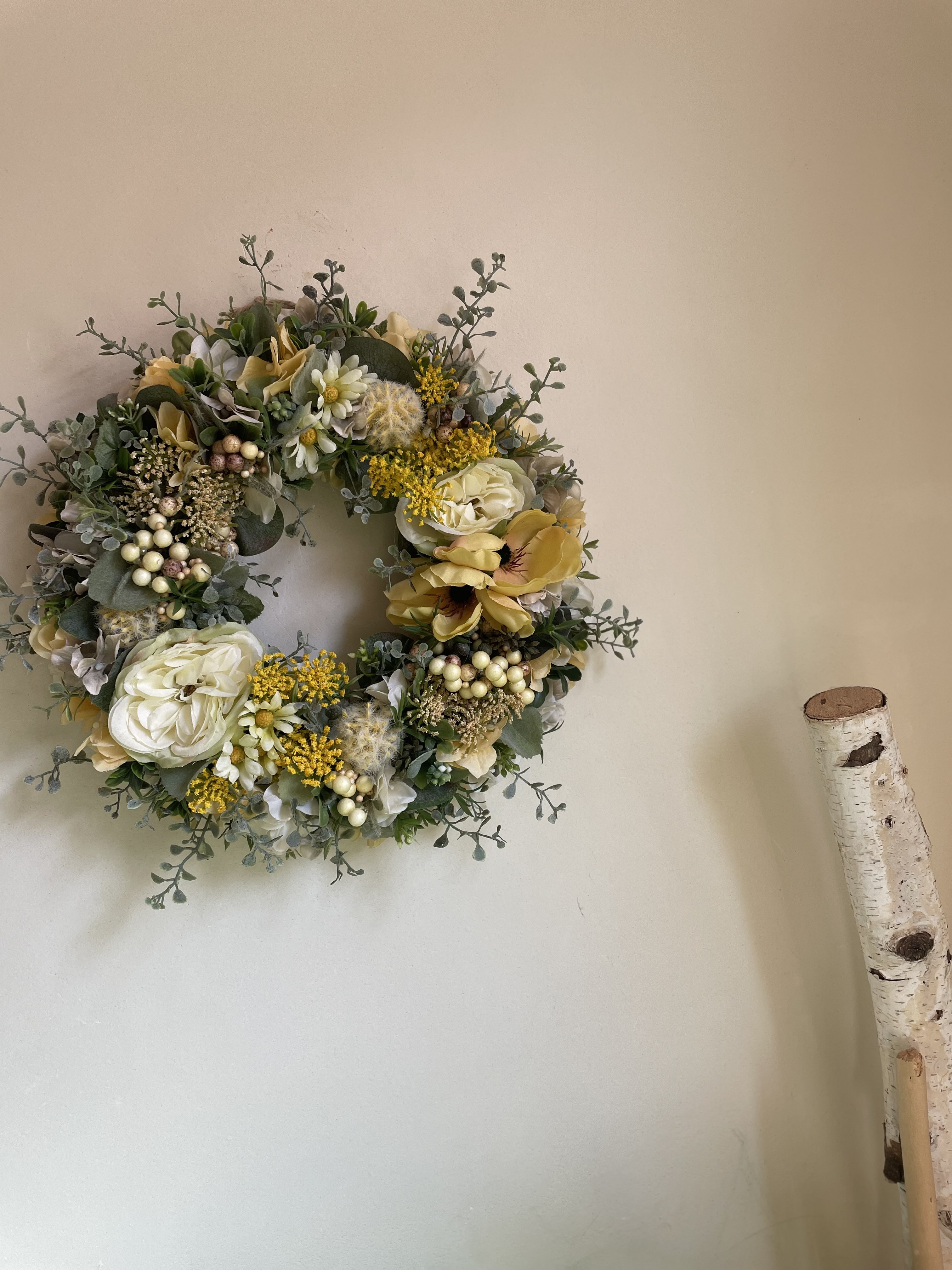 Happy Yellow Wreath〜春色ベージュイエローリース〜