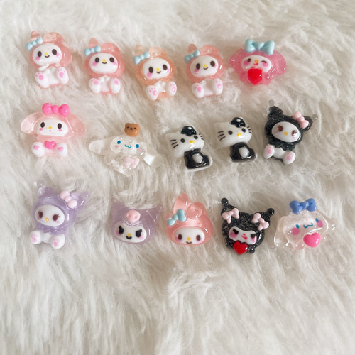 大きめ サンリオネイルパーツセット デコパーツ ruur 通販 19049756