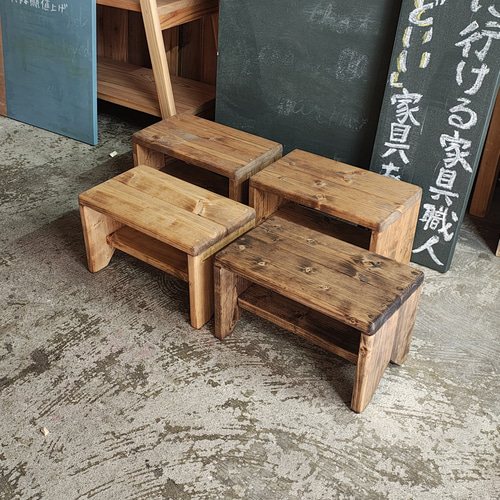 見習いさんの小さな踏み台 その他家具 Asukayama Works 通販 19049762