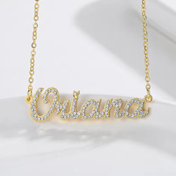 ネームネックレス オーダーメイド 安い ペンダント 名前 高品質 名入れ