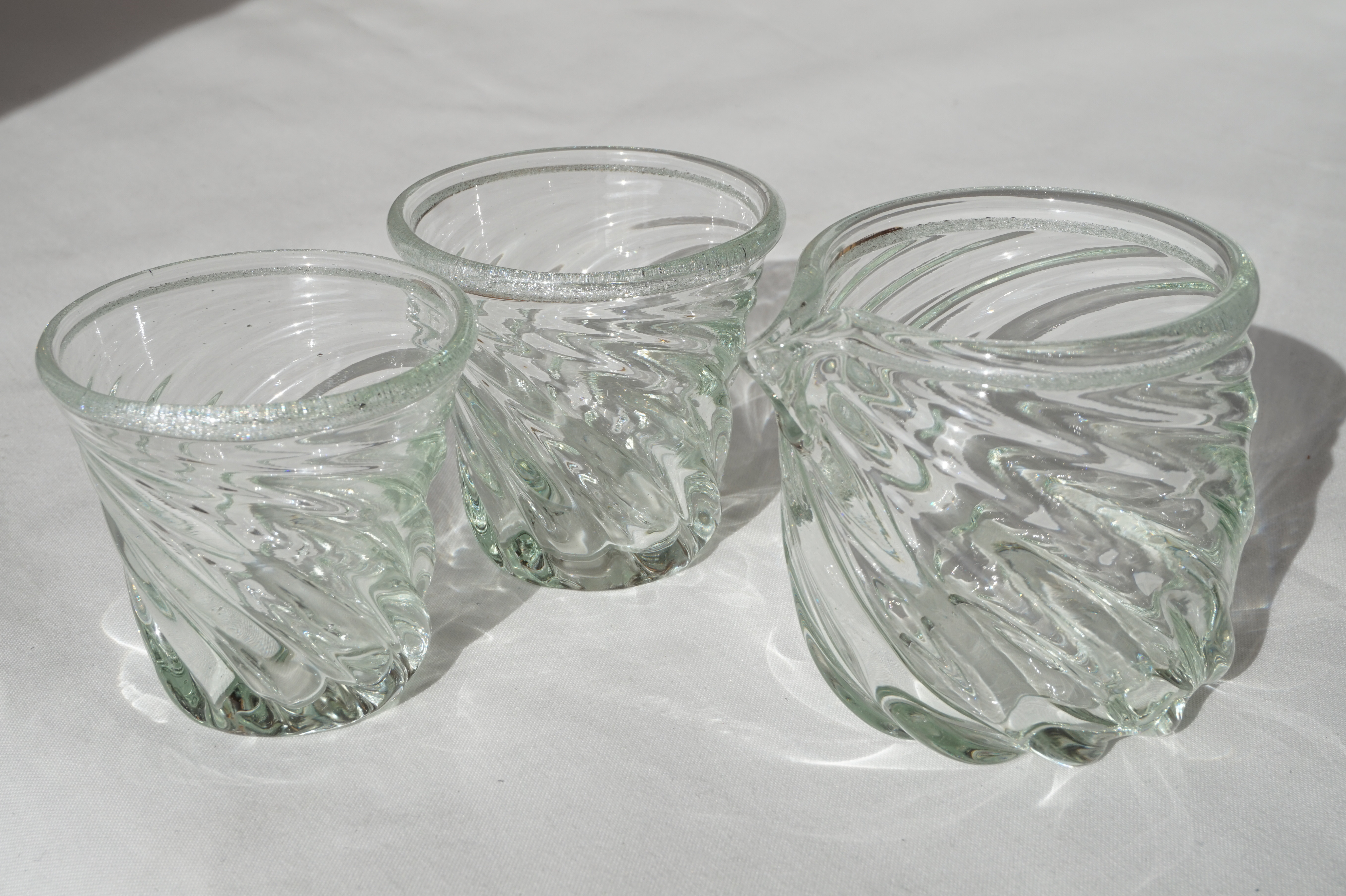 父の日に　琉球リンググラス酒器・ぐい呑み3点セット　誕生日　プレゼント　お祝い