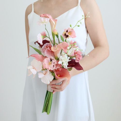 アーティフィシャルフラワーブーケ(スプリングピンク)